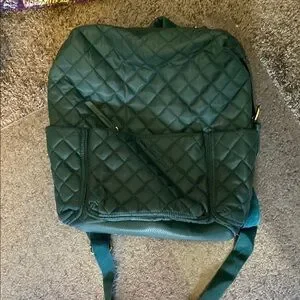 Tommy Bahama Leather/cloth Backpack Tommy Bahama Backpack Laptop Over Carryon Sleeve Black Faux  main image 4